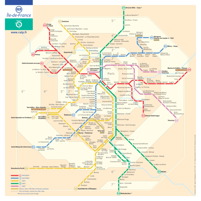 RER Paris - Transport Paris